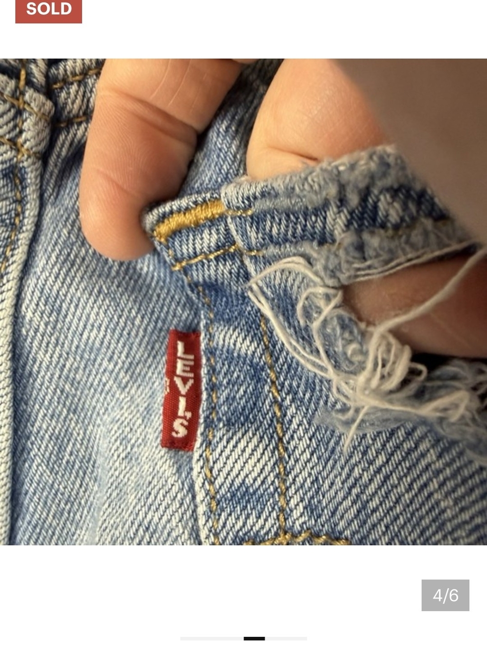 Levi's Ribcage Wide Leg Jeans 27x32 - Picture 3 of 4